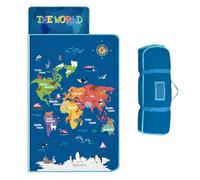 Kids Sleeping Bag,Nap Mat with Removable Pillow & Blanket Toddler Nap Mat