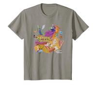 Kids Sleeping Beauty Retro Movie Poster T-Shirt
