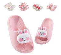 Kids Slide Sandals Toddler Summer Slippers Boys Girls Beach Flip Flops Anti-Slip Pool Sliders for Children 02 Pink Little Kid UK 14 (Label Size 220mm)