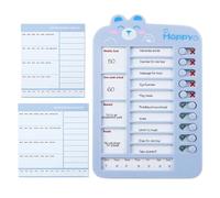 Kids Sliding Chore Chart - Children Study Routine | Visual Schedule Planning Board, Daily Task Organizer Boys Girls School Home Birthday Planner Habit Tracker For Starting Day Activities Learning