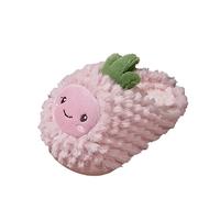 Kids Slip on Slippers Boys Girls Warm Soft Plush Memory Foam House Slippers Big Little Kids Non-Slip Winter Cute Pineapple Pattern Home Shoes for Indoor Outdoor Pink