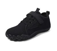 Kids Slippers Boys Sneakers for Boys Girls Adventure Sports Versatile Breathable Shoes for Kids Ideal for Gym Yoga Outdoor Activities, black, 3.5 UK