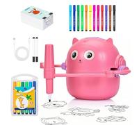 Kids Smart Drawing Robot - Interactive Art Painting Machine with 100 Cards, Educational Drawing Toy | for Preschool Boys Girls Children Family Friends Creative Learning STEM Toy Durable