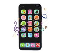 Kids Smart Phone - ABS Durable Toy Design | Pretend Play Cell Phone With Touch Reflection Screen | Flaśh Light Music Sound Effects Learning Toy For Tōddlers Children And Early Educational Fun Playtime