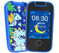 Kids Smart Phone, Christmas Birthday Presents for 3-8 Years Old Boys With Touchscreen, MP3 Music Player, Dual Camera and Learning Features - 8G SD Card Included