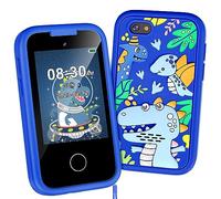 Kids Smart Phone for Boys, Christmas Birthday Gifts for Boy Girl Age 3-10 Kids Toys Cell Phone, 2.8" Touchscreen Toddler Learning Play Toy Phone with Dual Camera, Game, Music Player, 8GB Card Blue