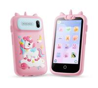Kids Smart Phone for Girls Toys, 3.97" Touchscreen Kids Cell Phone , Christmas Birthday Gifts for Girls Age 3-12, Toddler Learning Play Toy Phone, 8GB Card Pink
