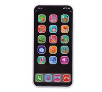 Kids Smart Phone Touchscreen Educational Musical Learning Toy Interactive Phone for Toddlers Boys Girls Plastic Lightweight Portable (White)