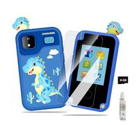 Kids Smart Phone Toys, 2.8" Touchscreen Toddler Learning Toys with Dual Camera for Language learning, Painting, Music Player, Games with 8 GB Card, Christmas Birthday Gifts for Age 3-10 Year Old