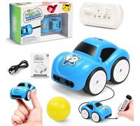 Kids Smart RC Car Toy, Remote Control Racing Car with Follow Me Mode, Obstacle Avoidance, Gesture Sensing, Track Following, Rechargeable Interactive Toy Car for Boys & Girls Ages 3-8 (RC Senser Car)