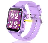 Kids Smart Watch 32 Games, 22 World Famous Landmarks, Audio Books & Learning Cards, 3 Sport Modes, Calendar, Habit Tracking, Alarm, Pedometer, Calculator, MP3, Class Mode, Smart Watch for Kids 3-14 Ys