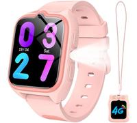 Kids Smart Watch，4G Smartwatch with GPS，800mAh Battery, Video Calls, SOS，LED Flashlight，Classroom Mode,Games,Camera, IP68 Waterproof，Kids Watch for Boys Girls Toys Birthday Gifts for 4-12 Years Old
