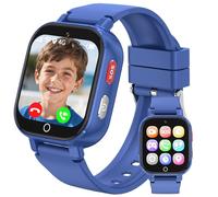 Kids Smart Watch for Boys Girls, 4G Kids Phone Watch with GPS Tracker | Two Way Call Video Calling Voice Chat Class Mode Pedometer Alarm Clock, Smartwatches for 4-12 Year Olds Christmas Gift Blue