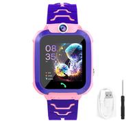 Kids Smart Watch SOS Phone, IP65 Waterproof, 1.44 inch Display, Two-Way Call, Voice Chat, Real-Time Positioning, Geofence Alerts