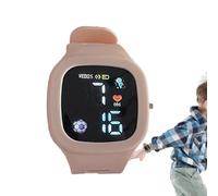 Kids Smart Watch | Waterproof Kids Fitness Tracker Watch | Heart Rate Sleep Monitor | Colorful Square Silicone Waterproof Wristwatch For Boys And Girls, Educational Toy, Birthday Gift Idea