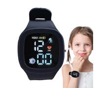 Kids Smart Watch | Waterproof Kids Fitness Tracker Watch | Heart Rate Sleep Monitor | Colorful Square Silicone Waterproof Wristwatch For Boys And Girls, Educational Toy, Birthday Gift Idea
