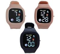 Kids Smart Watches - Colorful LED Digital Sport Watch for Kids - Waterproof Silicone Wristwatch with Glow-in-The-Dark Features - Multi-Function Timepiece for Boys and Girls Aged 3-10
