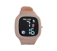 Kids Smart Watches, Popular Digital Student Watch, Led Display Digital Watches, Square Student's Digital Watch, Waterproof Kids Watch with Silicone Band for Girls Aged 3-10, Educational Toy