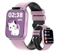 Kids Smartwatch 4.8cm Heart Rate Fitness Tracker Sleep Monitor Built-in AI (Translation/Q&A/Watch Face/Image Recognition Smartwatches, NO APP/Phone, Gift for Boys and Girls