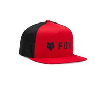 Fox Youth Absolute Mesh Snapback Cap One Size Flame Red