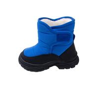 Kids Snow Boots Boys Girls Winter Shoes, Comfy Waterproof Mid-Calf Anti-slip Walking Boots Fleece Lined Warm High-Top School booties Outdoor Footwear