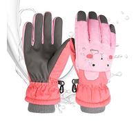 Kids Snow Gloves Girls Winter Gloves,Cozy Hand Warmers Gloves | Kids Waterproof Winter Gloves, Thickened Winter Sports Gloves Non-Slip for Sports by SC
