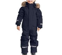 Kids Snow Suits One Piece Snowsuits Jumpsuits Girls Boy Windproof Winter Outdoor Overalls Snow Suits Kids Waterproof Snowboarding Ski Suits Thermal Warm Jackets with Hood Age 1-15 Years