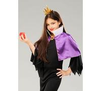 Kids Snow White Style Wicked Evil Queen Accessory Kit with Cape and Crown