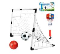 Kids Soccer Goals Football and Basketball Scoring Game