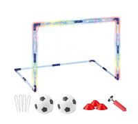 Kids Soccer Nets for Backyard - Foldable Backyard Soccer Net Kids | Portable Football Goal Sports Equipment for Street Outdoor Beach Indoor Field Gym Training Practice Games