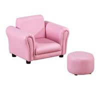 HOMCOM HOMCOM Kids Sofa Chair Set Armchair, Pink, Pink