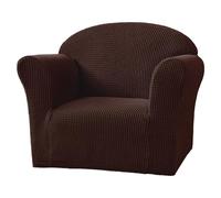 Kids Sofa Cover High Stretch Children's Chair Cover Mini Size Sofa Slipcovers, 1 Seat Armchair Couch Cover for Children/Toddlers/Baby (Brown)