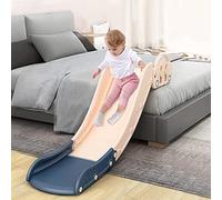 Kids Sofa Slide Climbing Slide for Bed Toys for Kids Playing Home Easy to Assemble The Lengthen Board Playset for Having Fun (Pink + Blue)