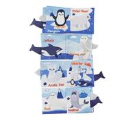 Kids Soft Books | Touch and Feel Book for Early Development | Soft Toys with Crinkle Sensory Experience, Educational 3D Cognitive Fun Toy for Kids Aged 0-3