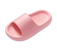 Kid's Soft Bottom Slippers,Solid Color Shower Slippers Flat Sliders,Beach Pool Sliders AntiSlip Slippers Shoes,Outdoor Travel Vacation Beach Slippers for Girls Boys