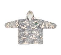 Kids Soft 'n' Snug Glow In The Dark Camo Blanket Hoodie