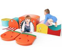 Kids Soft Play Building Blocks, Indoor giant building blocks for Toddlers ages 1-3，Montessori Activity Toys for Toddlers ((Six-piece set - Ocean Shark - Colorful))