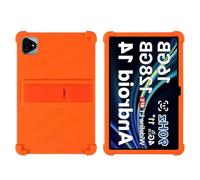 Kids Soft Silicone Case Compatible With Alldocube IPlay 60 Pro 11'' Adjustable Multi-angles Kickstand Shockproof Cover(Orange)