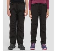 Regatta Kids Water-repellent Softshell Trousers Black, Size: 5-6 Years