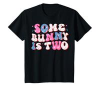 Kids Some Bunny is Two Cute Bunny 2 Years Old Kids 2nd Birthday T-Shirt