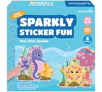 Kids Sparkly Sticker Mosaic Craft Kit - Multi Under the Sea