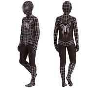 Kids Spider Costume, Child Classic Spider Costume, Bodysuit with Mask, Kids Super Fancy Dress Party Cosplay Jumpsuit - S/110 Bicycle Seat