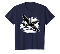 Kids Spitfire WW2 Plane, Boys or Girls, Red or Blue, Kids VE Day T-Shirt