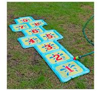Kids Splash & Spray Hopscotch Water Sprinkler Mat, Inflatable Garden Play Toy, Summer Outdoor Fun