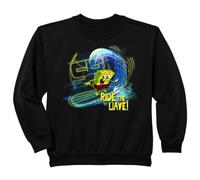 Kids SpongeBob SquarePants Kids Ride The Wave Surfing 90s Classic Sweatshirt
