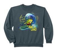 Kids SpongeBob SquarePants Kids Ride The Wave Surfing Classic 90s Sweatshirt