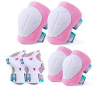 Kids Sports Protective Gear Set, Wrist Guard Knee Elbow Pads for Children with Mesh Bag for Skateboard, Biking, And Outdoor Multi Sports
