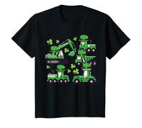 Kids St Patricks Day Construction Saint Pattys Boys Kids Toddler T-Shirt
