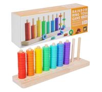 Kids Stacking Game,Logical Thinking Fine Motor Skills Toy | Early Learning Matching Board Game | for Preschool Girls Over 3 Years Old Home Classroom Kindergarten Travel