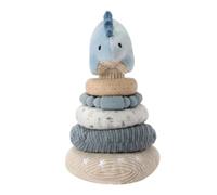Kids Stacking Rings Soft Plush Sensory Developmental Educational | Animal Stacking Ring Tower Blocks for Playroom Bedroom Daycare Kindergarten Classroom Living Room Travel Indoor Outdoor
